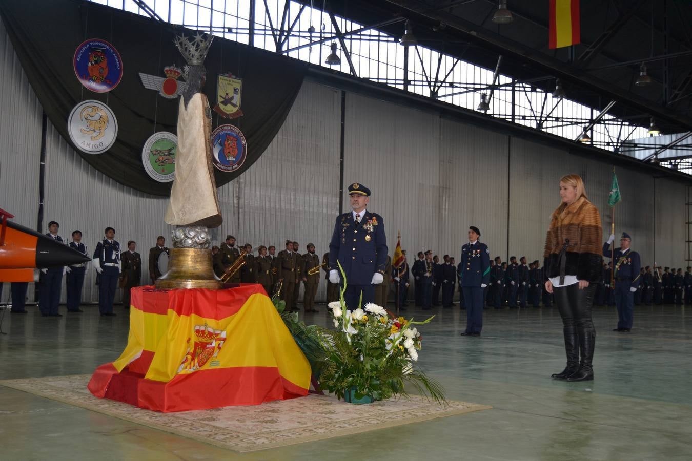 Celebración de la Virgen de Loreto, patrona de la Aviación, en la Base Aérea de Matacán (Salamanca) 2/2