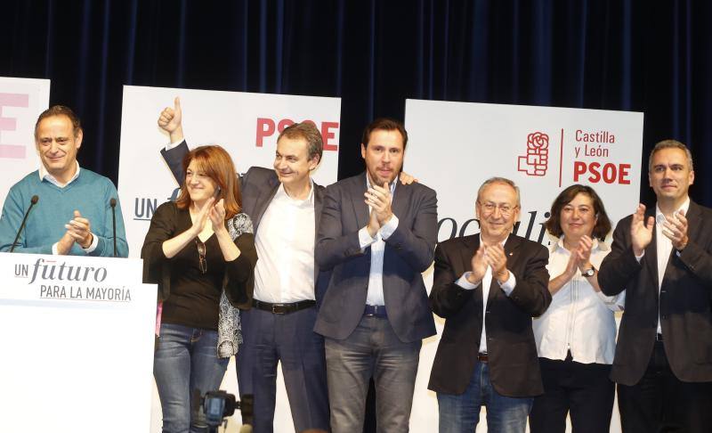 Acto del PSOE en Valladolid con José Luis Rodríguez Zapatero
