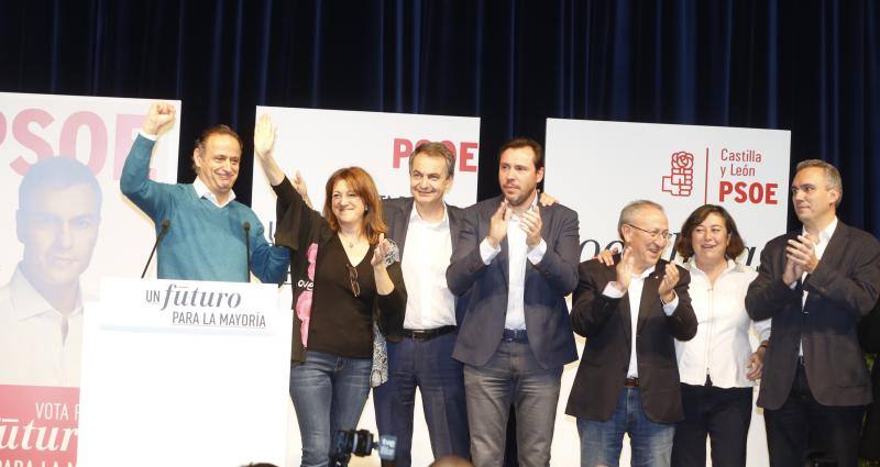Acto del PSOE en Valladolid con José Luis Rodríguez Zapatero