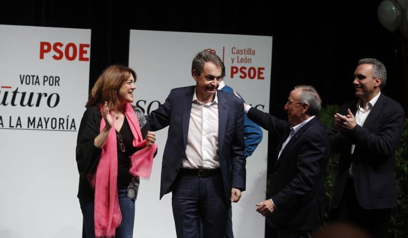 Acto del PSOE en Valladolid con José Luis Rodríguez Zapatero