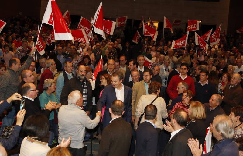 Acto del PSOE en Valladolid con José Luis Rodríguez Zapatero
