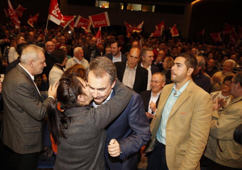 Acto del PSOE en Valladolid con José Luis Rodríguez Zapatero
