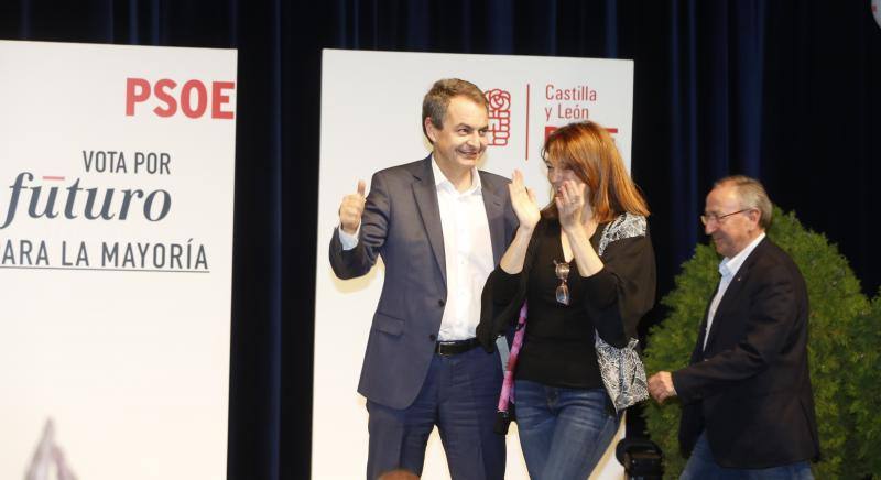 Acto del PSOE en Valladolid con José Luis Rodríguez Zapatero