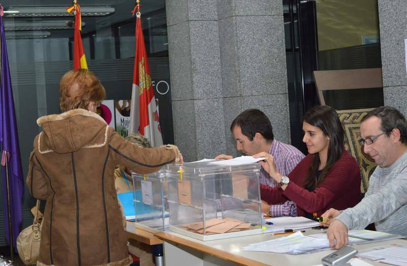 Votaciones de los candidatos en Palencia