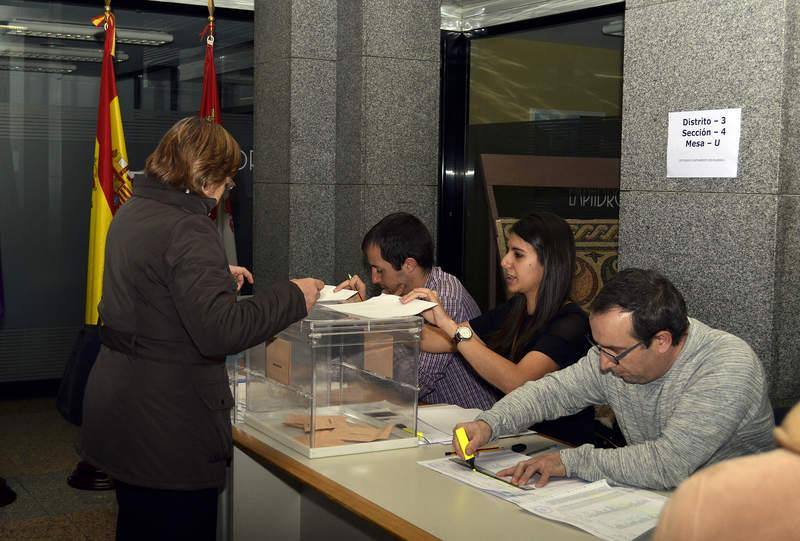 Votaciones de los candidatos en Palencia