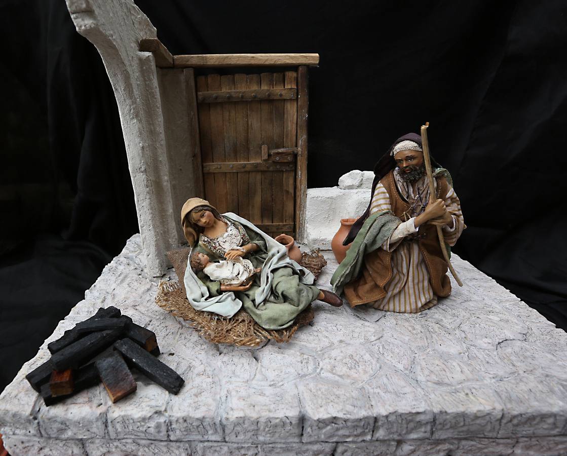 Nacimiento de la artesana de Palermo (Sicilia, Ángela Trippi.