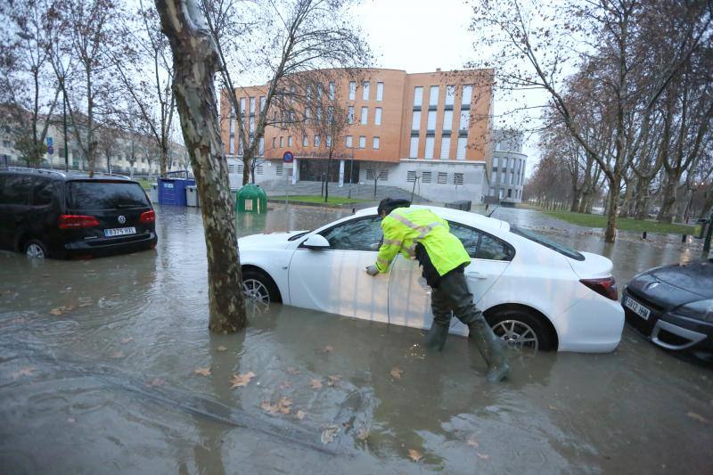 Tromba de agua en Valladolid