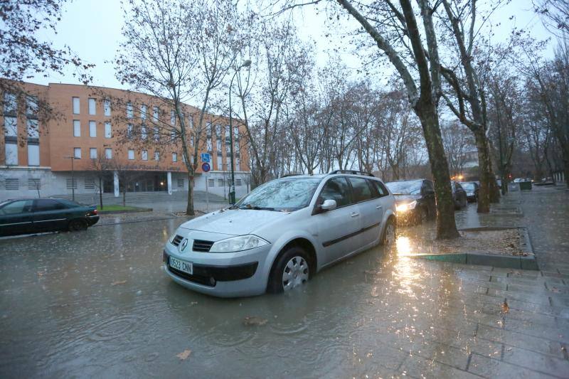 Tromba de agua en Valladolid