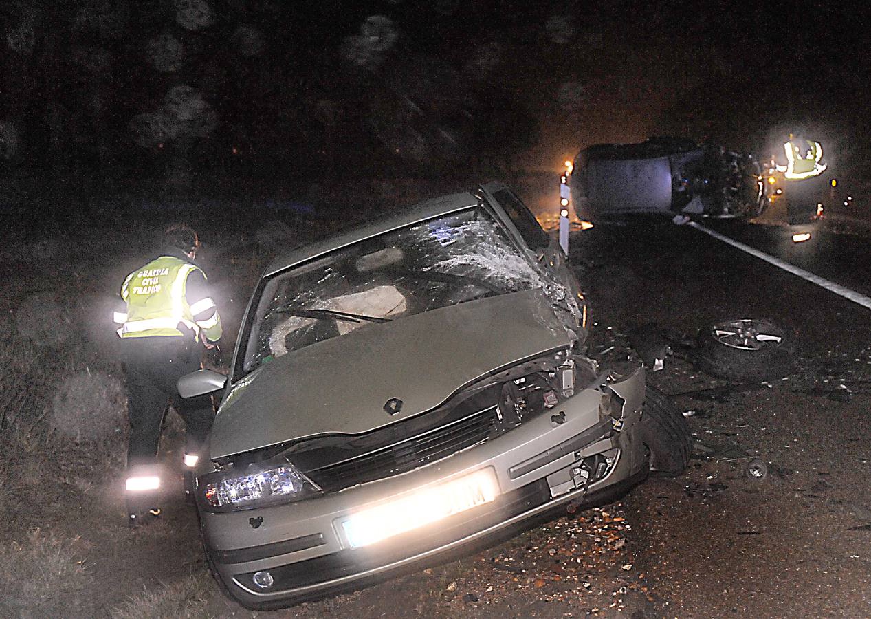 Accidente en Alcazarén