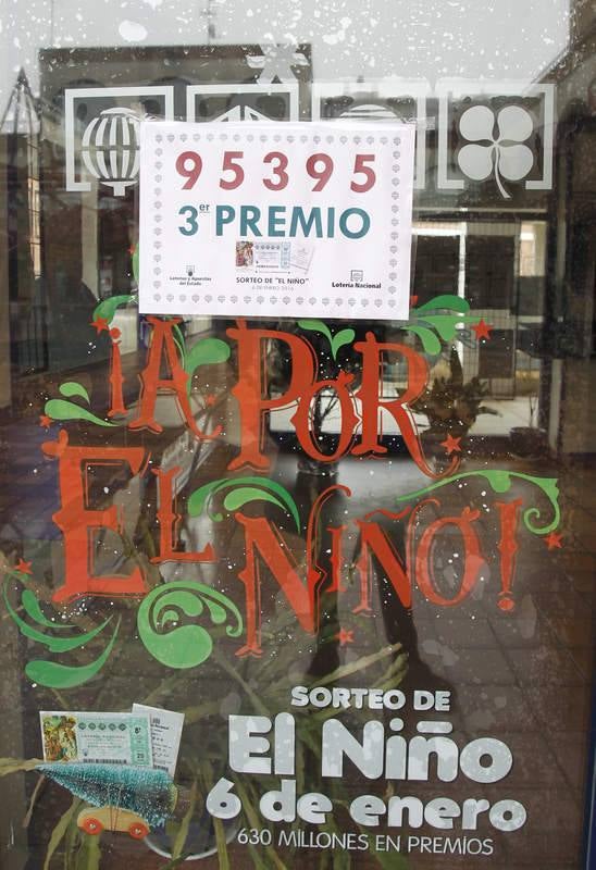 Guardo, en Palencia, agraciada con el tercer premio de la Lotería del Niño