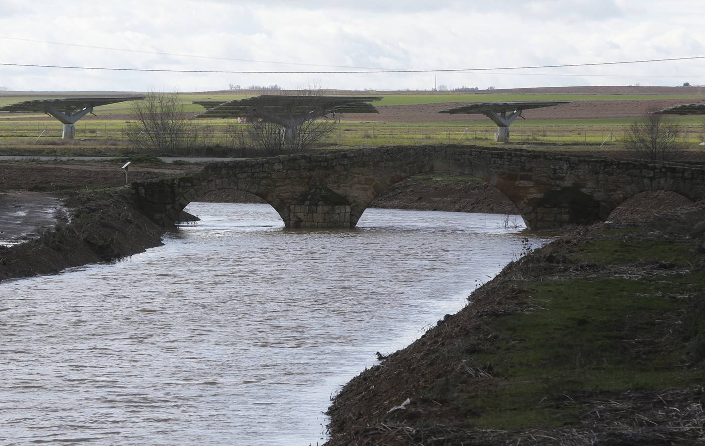 Puente romano de Becilla de Valderaduey.