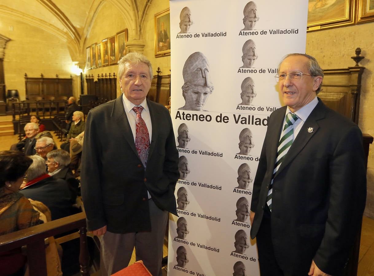 Conferencia de Feliciano Trebolle en el Ateneo de Valladolid