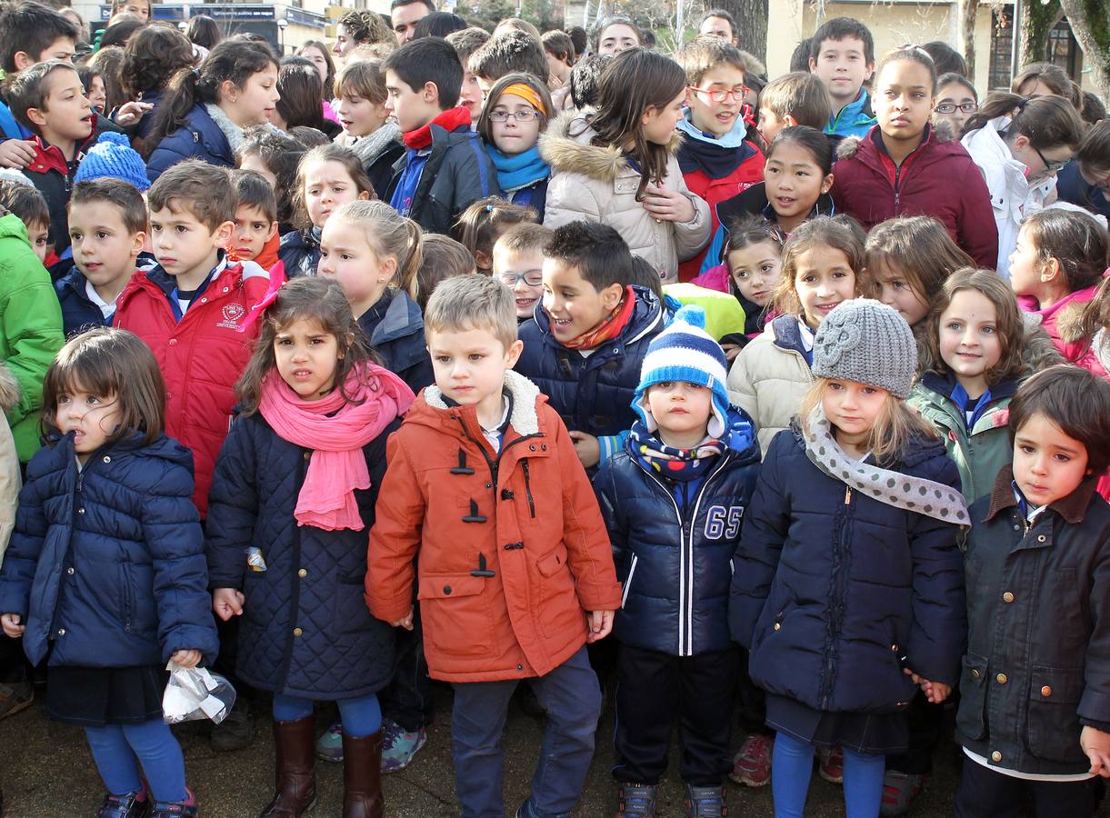 Los escolares de Segovia celebran el Día de la Paz