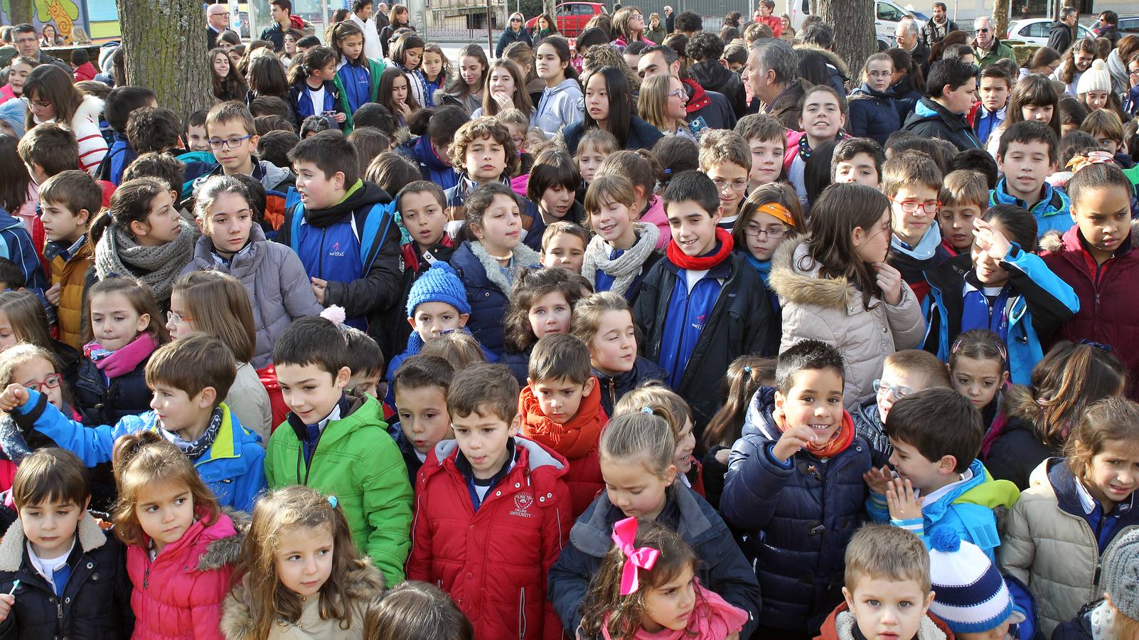 Los escolares de Segovia celebran el Día de la Paz