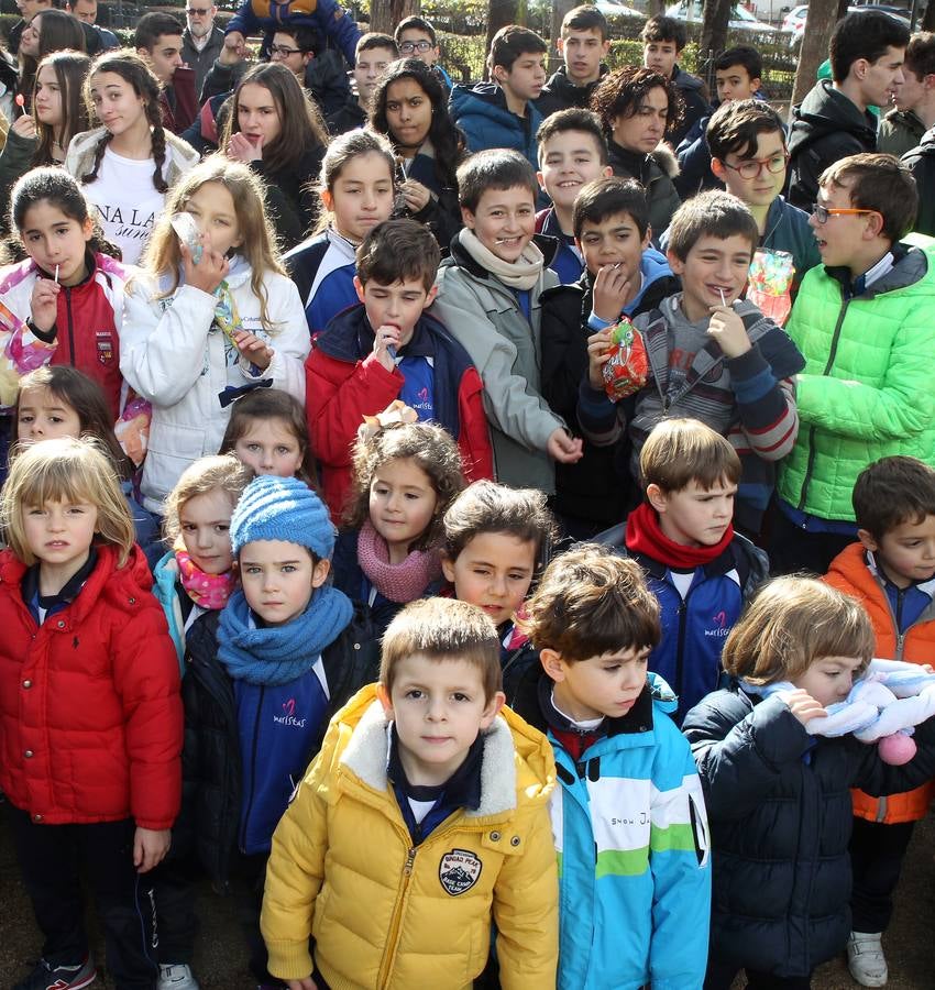 Los escolares de Segovia celebran el Día de la Paz