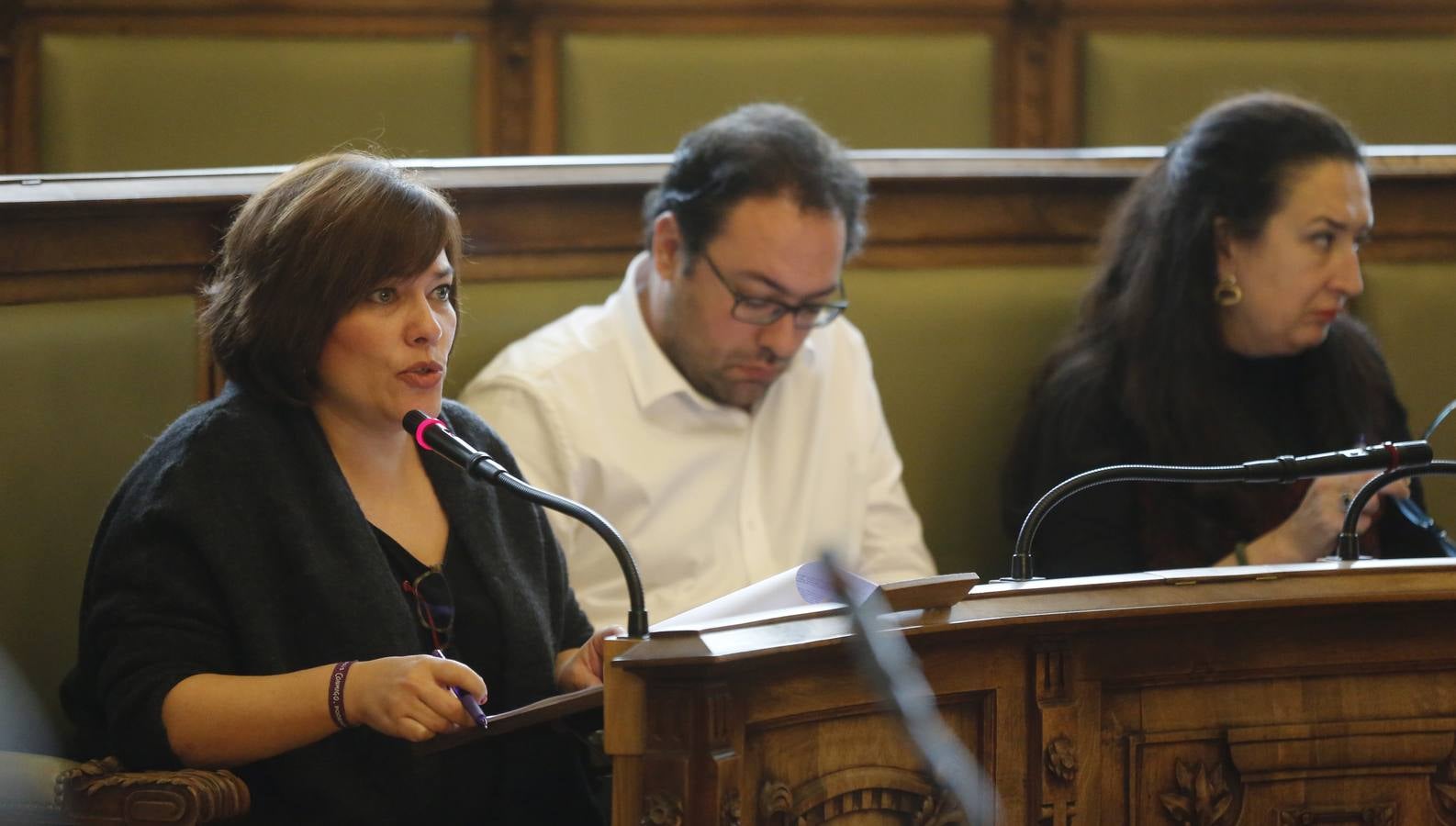 Pleno en el Ayuntamiento de Valladolid