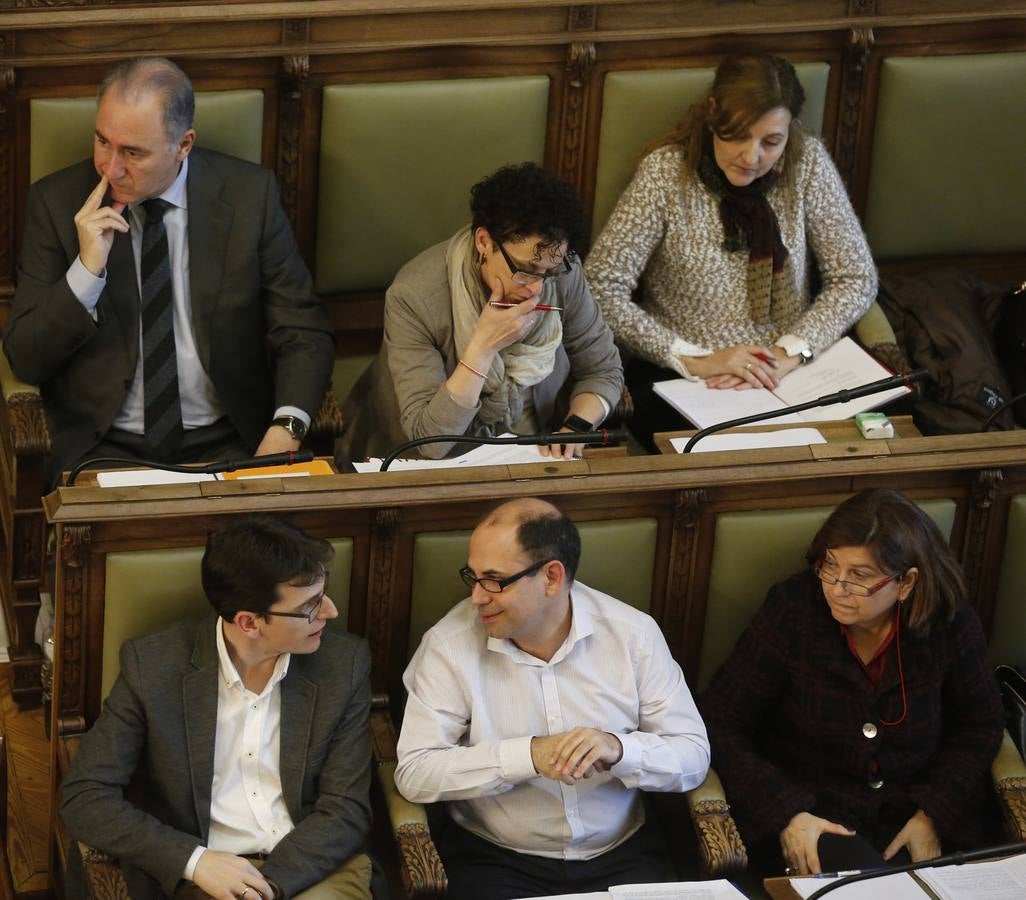 Pleno en el Ayuntamiento de Valladolid