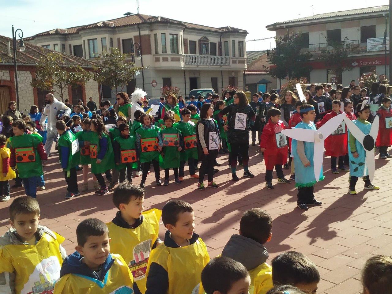Carnaval en el CEIP Virgen de Sacedón de Pedrajas de San Esteban.