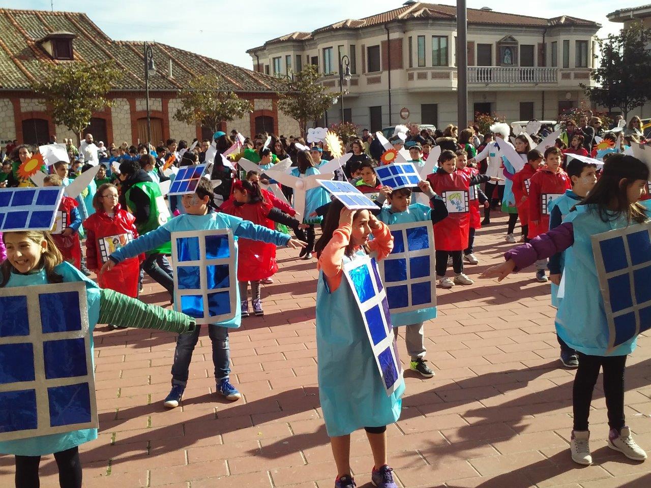 Carnaval en el CEIP Virgen de Sacedón de Pedrajas de San Esteban.
