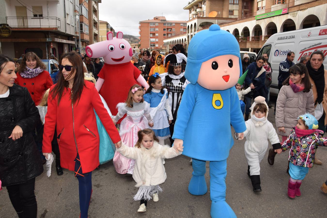 La Patrulla Canina visita el Carnaval de Guardo (Palencia)