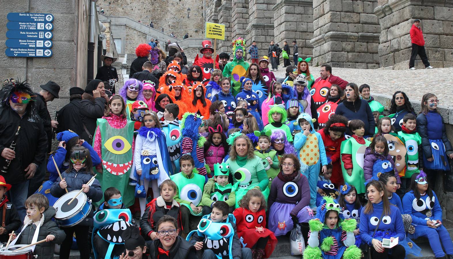 Desfile infantil del lunes de Carnaval en Segovia