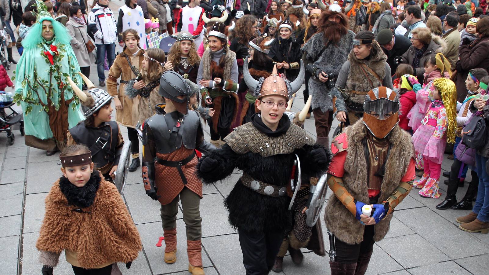 Desfile infantil del lunes de Carnaval en Segovia