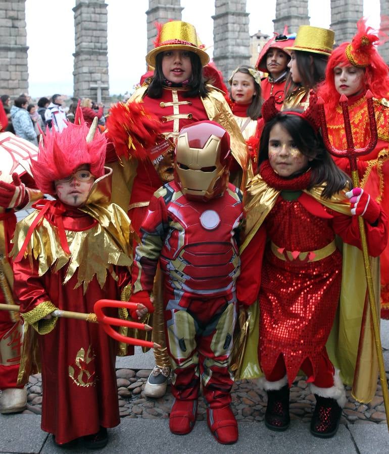 Desfile infantil del lunes de Carnaval en Segovia