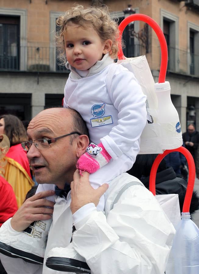 Desfile infantil del lunes de Carnaval en Segovia