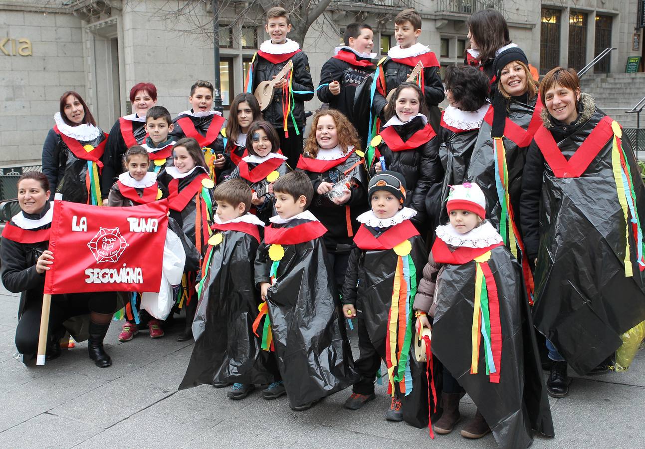 Desfile infantil del lunes de Carnaval en Segovia