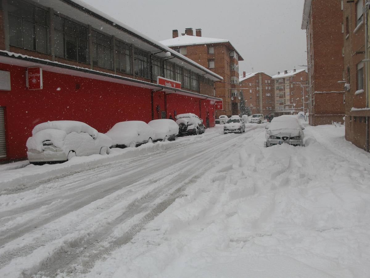 Nieve en Guardo (Palencia)