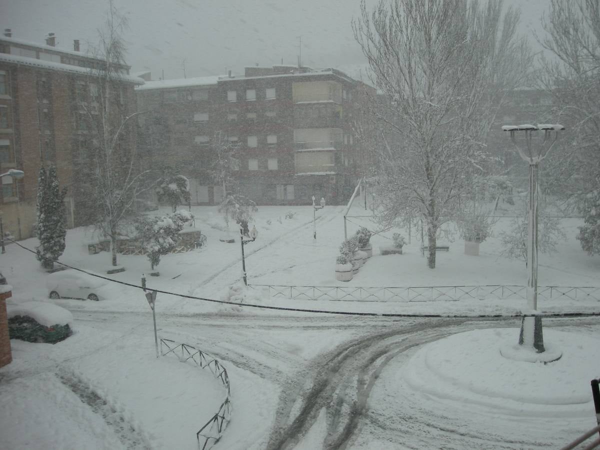 Nieve en Guardo (Palencia)