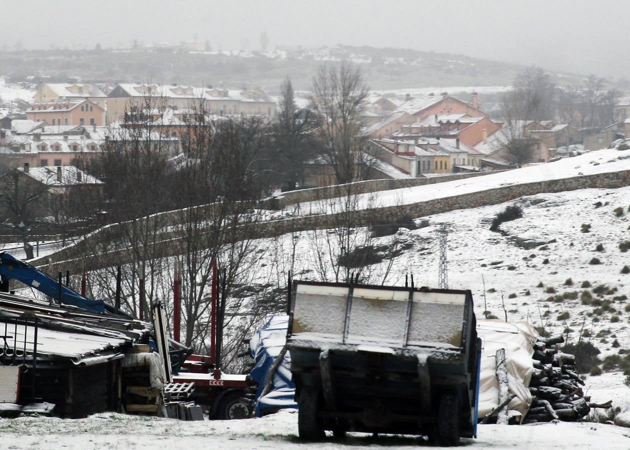 Nieve en La Granja y Valsaín (Segovia)