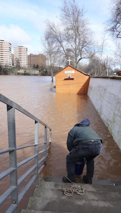Río Pisuerga en Valladolid capital.