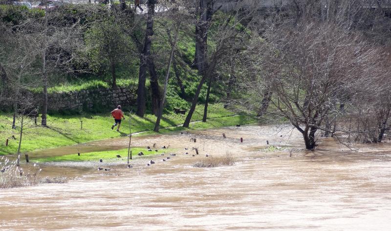 Río Pisuerga en Valladolid capital.