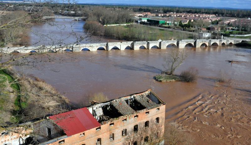 Río Pisuerga en Simancas.