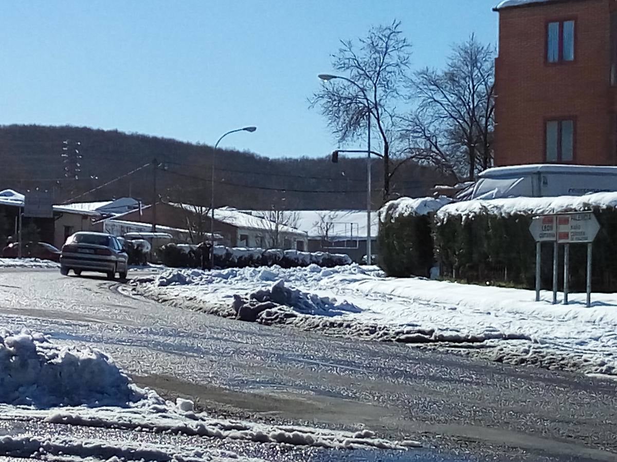 Nieve en Guardo (Palencia)