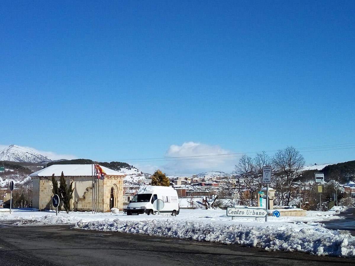 Nieve en Guardo (Palencia)