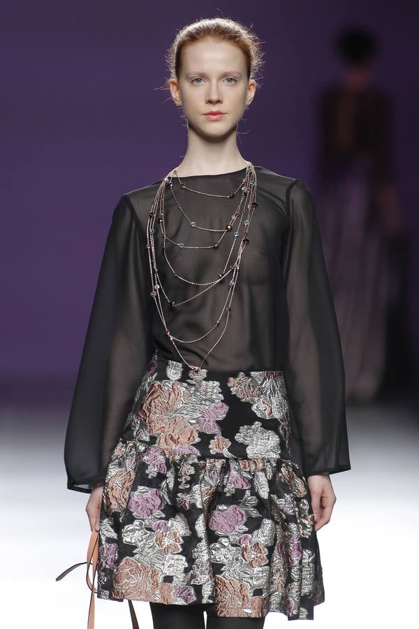 Desfile de la vallisoletana Esther Noriega en la Mercedes-Benz Fashion Week Madrid