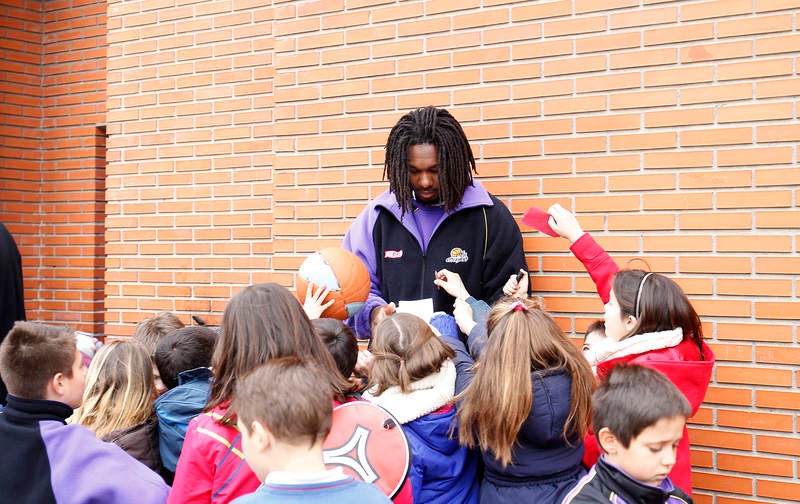 El Quesos Cerrato visita el colegio Marista Castilla de Palencia