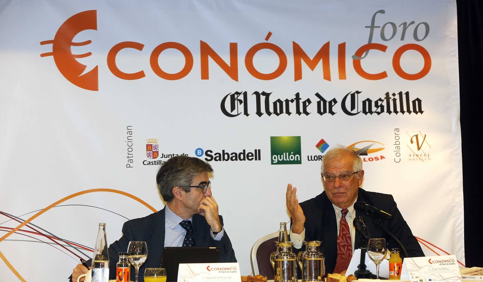 Josep Borrell, en el Foro Económico de El Norte de Castilla