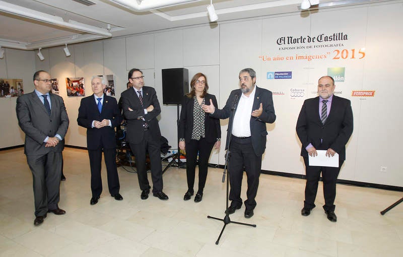 Inauguración de la exposición &#039;Un año en imágenes 2015&#039; de Palencia (1/2)