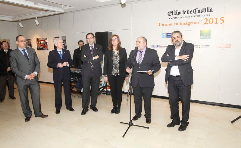 Inauguración de la exposición &#039;Un año en imágenes 2015&#039; de Palencia (1/2)