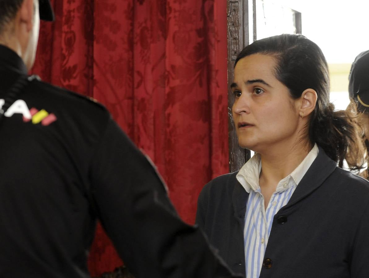 Triana Martínez, a su llegada hoy a la lectura del veredicto.