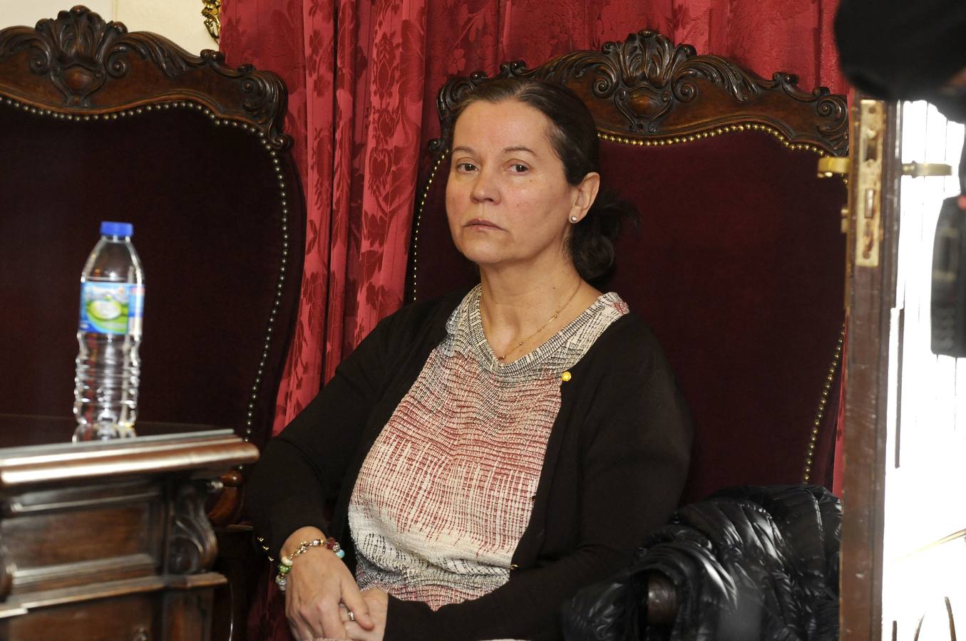 Montserrat González, durante la lectura del veredicto por parte del jurado.