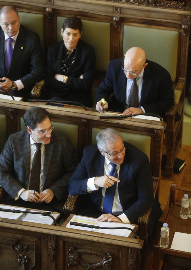 Pleno en el Ayuntamiento de Valladolid