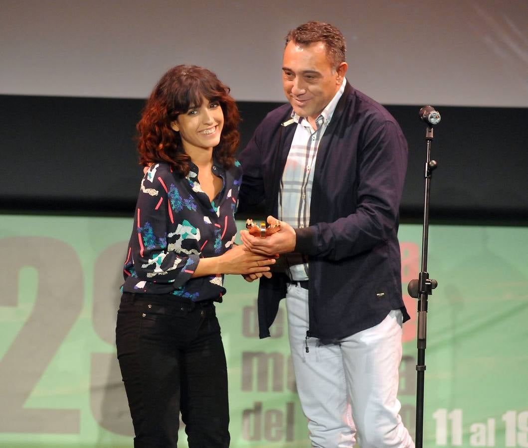 Paula Ortiz e Inma Cuesta recogen sus roeles en Medina del Campo