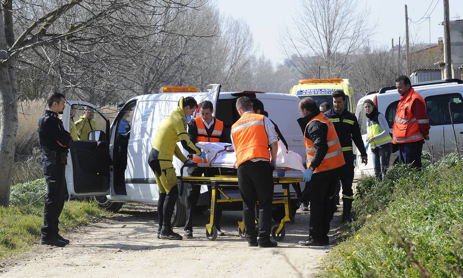 Hallan el cadáver de un varón en el Canal de Castilla