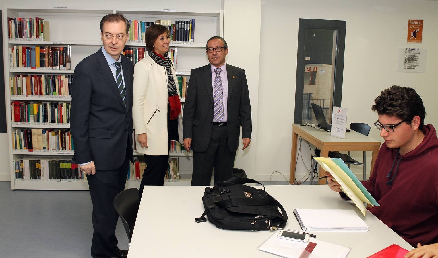 El presidente del CES visita las instalaciones del Campus María Zambrano de Segovia