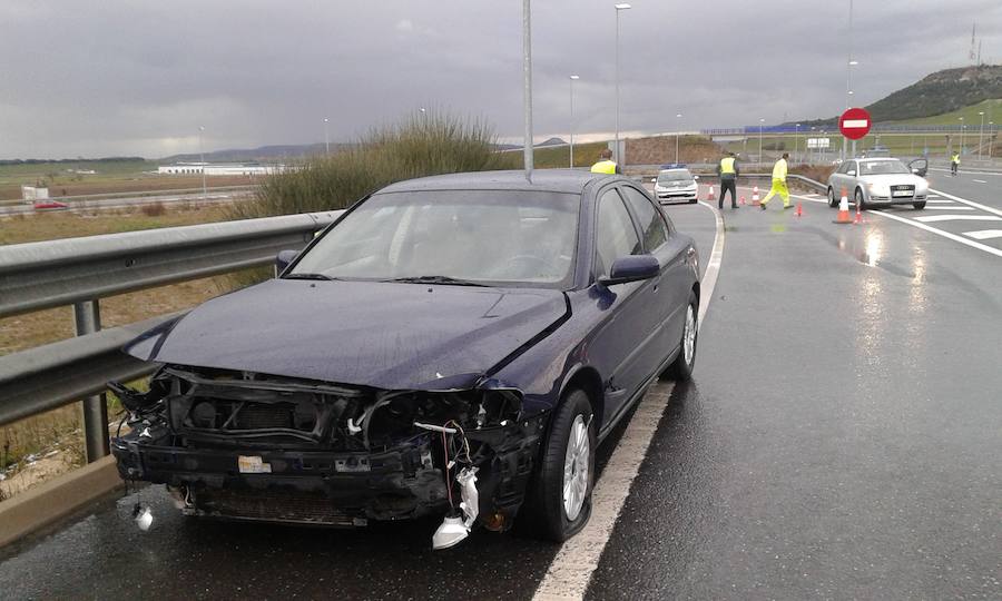 Accidente múltiple en la VA-30