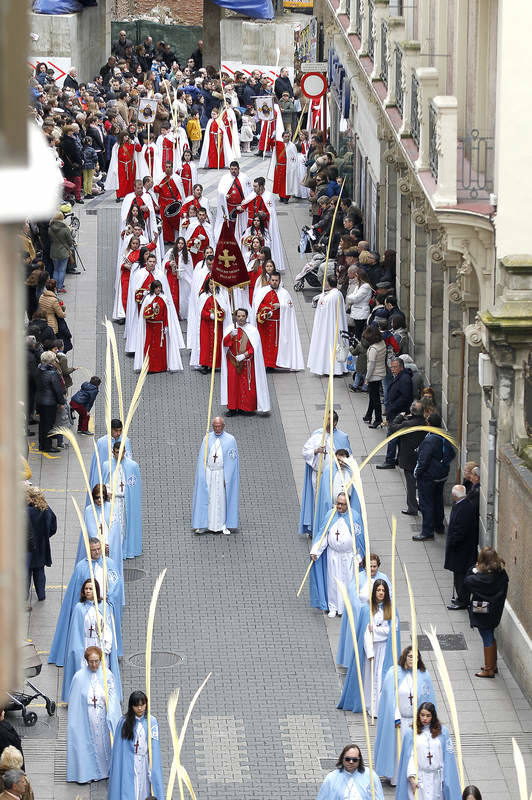 Procesión de las Palmas en Palencia (1/2)